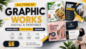 be your expert graphic designer for digital and print media