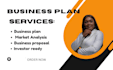 develop business plan, business proposal, startup