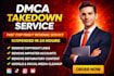 remove infringing defaming harassing negative copyright leaked dmca post