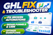 fix your gohighlevel automations booking funnels gohighlevel course ghl crm