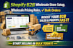 shopify b2b wholesales store setup, wholesales pricing rules, bulk order