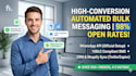 setup bulk sms whatsapp api  automation and marketing campaign saas