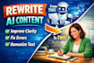 enhance and humanize your ai generated content