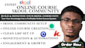 setup and monetize skool community manager online course creation lmf courses