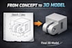 create 3d models and stl files for 3d printing