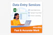 do data entry, copy paste, excel and typing work