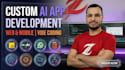 build web and mobile app with whatsapp chatbot