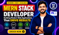 be your full stack developer for react next js node js, mern web applications