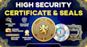 high security seals, holograms, and anti counterfeit patterns