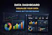 create data dashboards with chart maps and analytical visualization