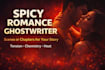 ghostwrite spicy romance scenes