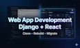 build modern web app using django and react