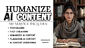 manually rewrite, paraphrase, and humanize ai content with expert editing