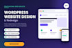 design or redesign a responsive wordpress website with SEO