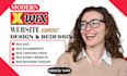 design and redesign a responsive wix website and landing page for your business