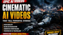 create epic cinematic ai storytelling videos for yor youtube, ai short film