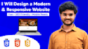design websites modern responsive using ccs HTML and js