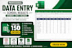 do school result data entry in excel or google sheet