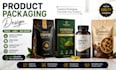 create product packaging design label pouch design box design 3d mockup