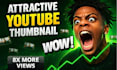 design youtube cover clickbait thumbnail web banner video thumbnail