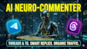 build an ai auto commenter for threads and tg