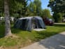 create camping ads with drone footage in german