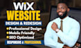 build wix website design or redesign wix website development wix ecommerce store