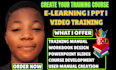 create employee onboarding training, elearning course video training manual