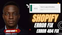 fix shopify 404 error and broken link fast