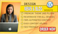 design wordpress website for  news or blog