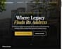 create a luxury property landing page that sells