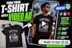 create high converting video ads for your pod tshirt designs
