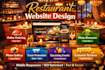 design restaurant website with online food delivery