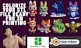 colorize your 3d model convert stl to 3mf split for bambulab multicolor 3d print
