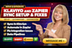 sync klaviyo and zapier data pipelines