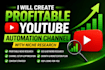 create profitable youtube automation channel with niche research