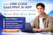 vibe code saas mvp ai app using lovable replit cursor supabase