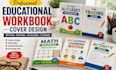 design educational workbook cover for teachers and classrooms KDP