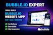 design bubble io website bubble io developer bubble mvp saas as bubble app