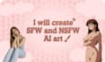 create custom ai art sfw and nsfw