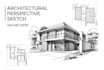 create architectural perspective sketch for presentation
