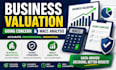 do business valuation, going concern and wacc analysis