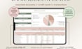 custom excel digital monthly budget planner csv expense tracker spreadsheet