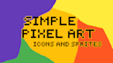 create simple pixel art characters, sprites and icons