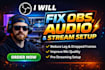 setup obs stream, overlays, alerts and multistream professionally