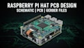 design custom raspberry pi hat pcb with schematic and manufacturing files