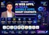 develop ai web apps, ai saas, mobile apps, smart chatbot