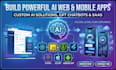 develop ai web apps, ai saas, mobile apps, smart chatbot
