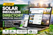 create solar installers directory website for your city