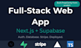 build a full stack web app with nextjs and supabase